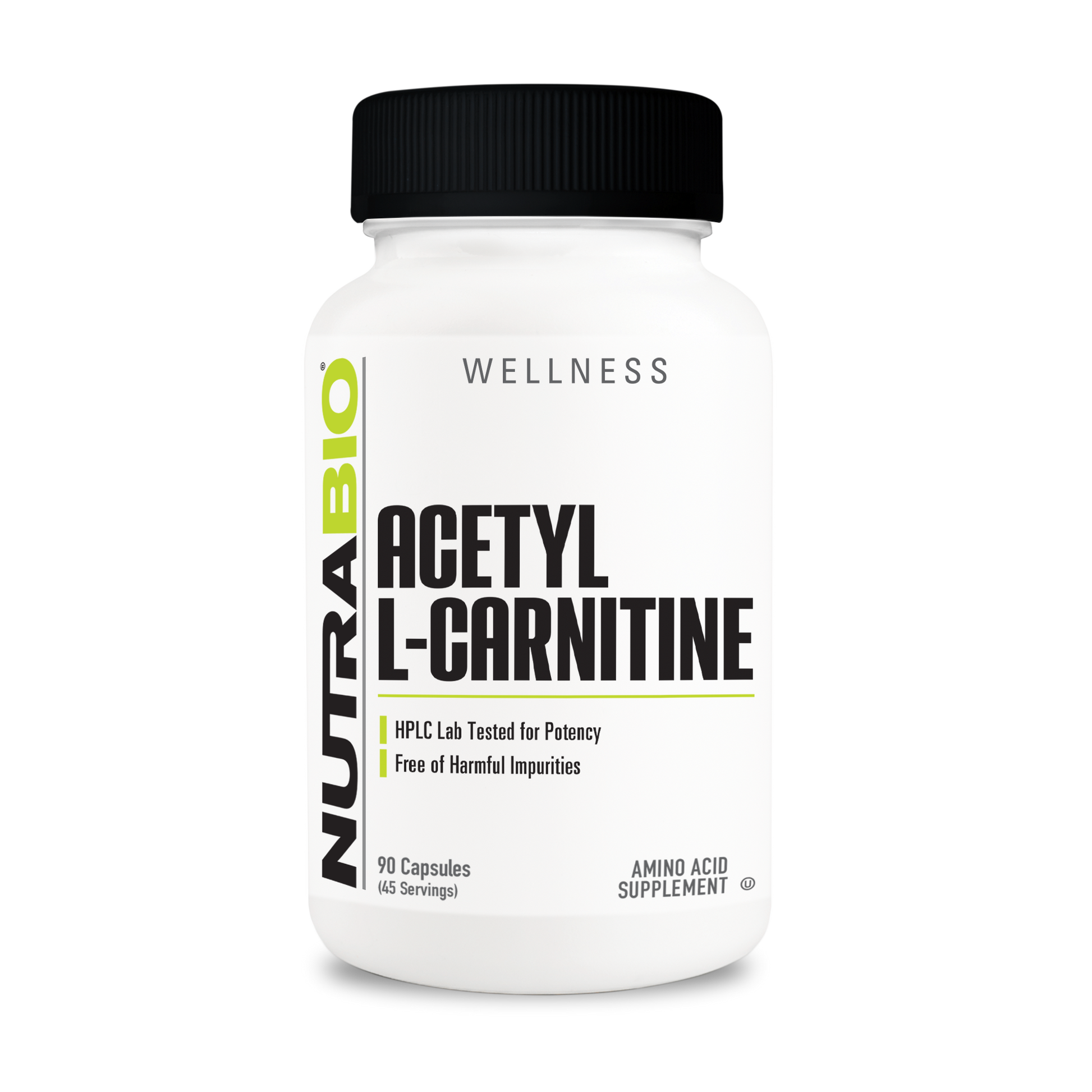 NutraBio Acetyl L-Carnitine 500mg 90 Capsules NutraBio Acetyl L-Carnitine 500mg 90 Capsules