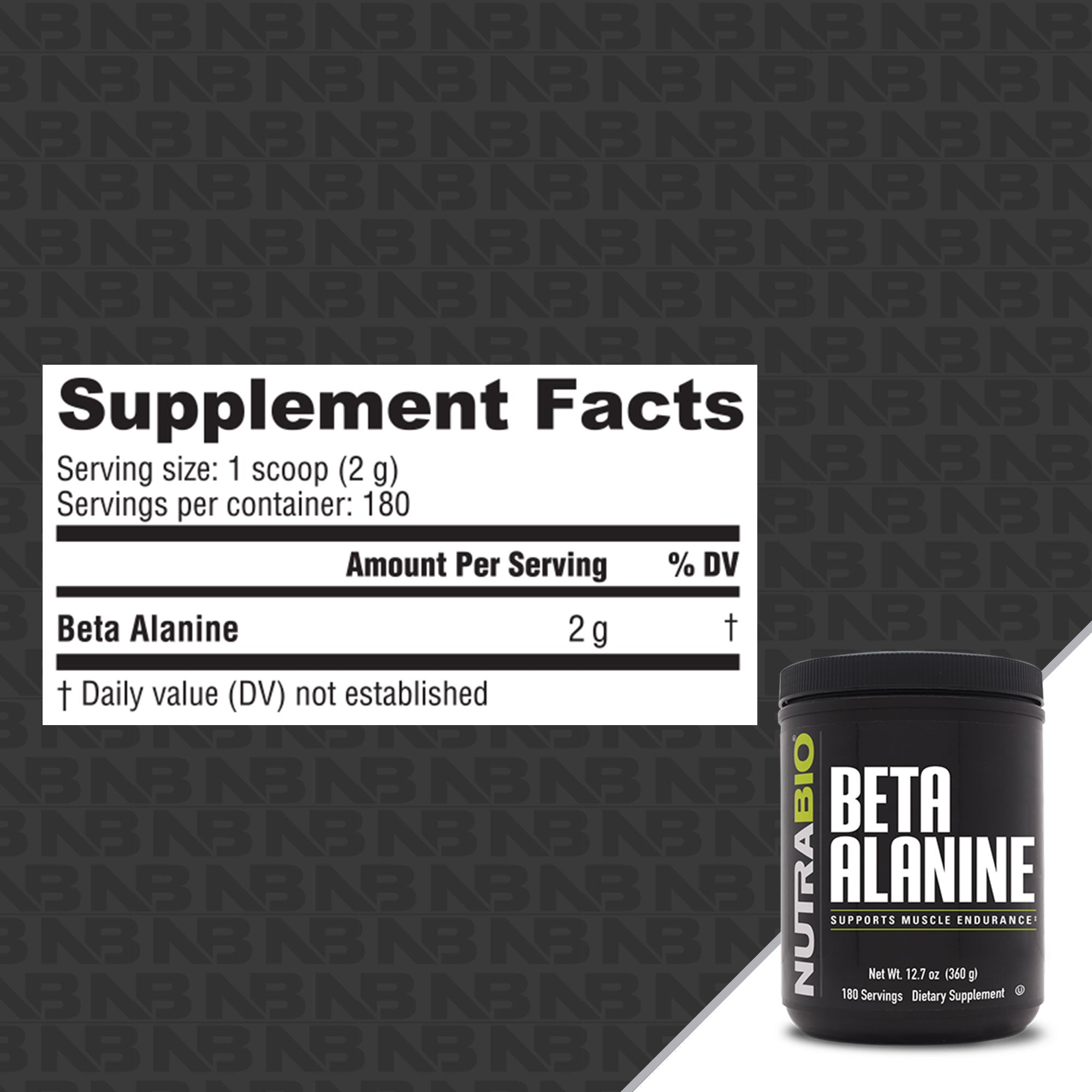 Beta Alanine Powder – NutraBio Brands