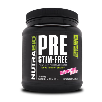 PRE Workout Stimulant Free – NutraBio Brands